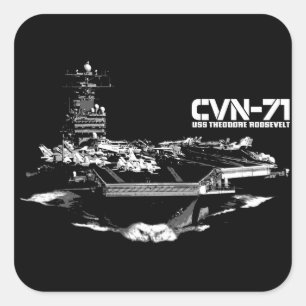 Aircraft carrier Theodore Roosevelt Sticker