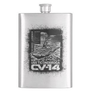 Aircraft carrier Ticonderoga Classic Flask