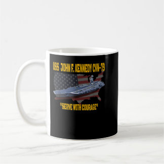 Aircraft Carrier USS John F. Kennedy CVN79 Veteran Coffee Mug