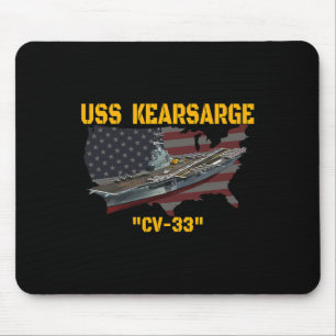 Aircraft Carrier Uss Kearsarge Cv-33 Veteran Day F Mouse Pad