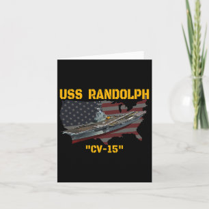 Aircraft Carrier Uss Randolph Cv-15 Veterans Day F Card