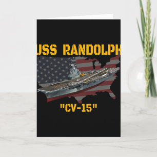 Aircraft Carrier Uss Randolph Cv-15 Veterans Day F Card