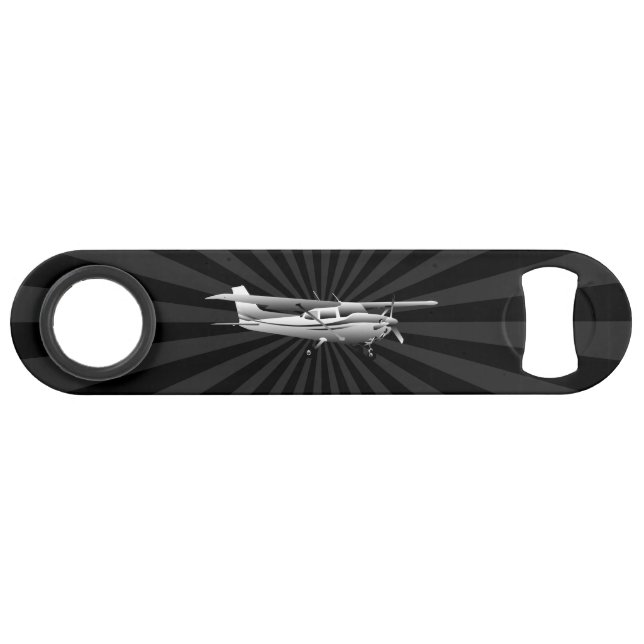 Aircraft Cessna Silhouette Flying Black Burst (Front (Horizontal))