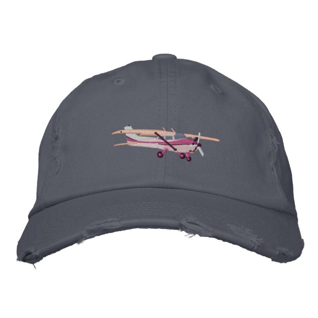 Aircraft Classic Cessna Custom Embroidered Hat (Front)
