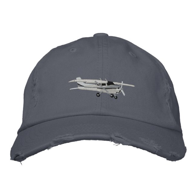 Aircraft Classic Cessna Custom Embroidered Hat (Front)