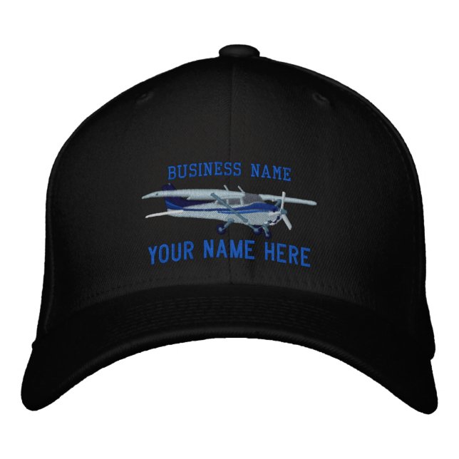 Aircraft Classic Cessna Custom Personalise This Embroidered Hat (Front)