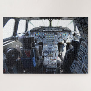 Aircraft cockpit jigsaw puzzle