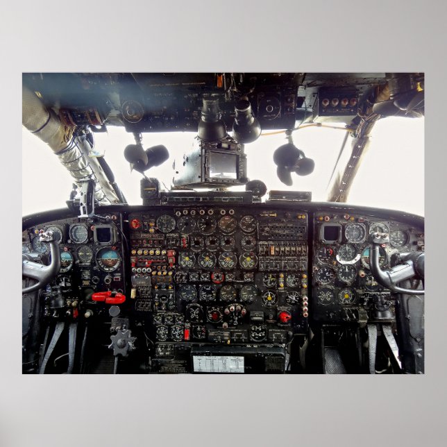 Aircraft cockpit poster (Front)