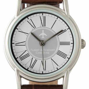 Aircraft Flight Attendant Cabin Crew Watch