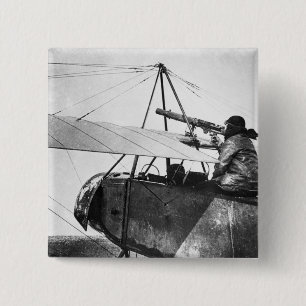 Aircraft gunner during the Battle of the Marne, 19 15 Cm Square Badge
