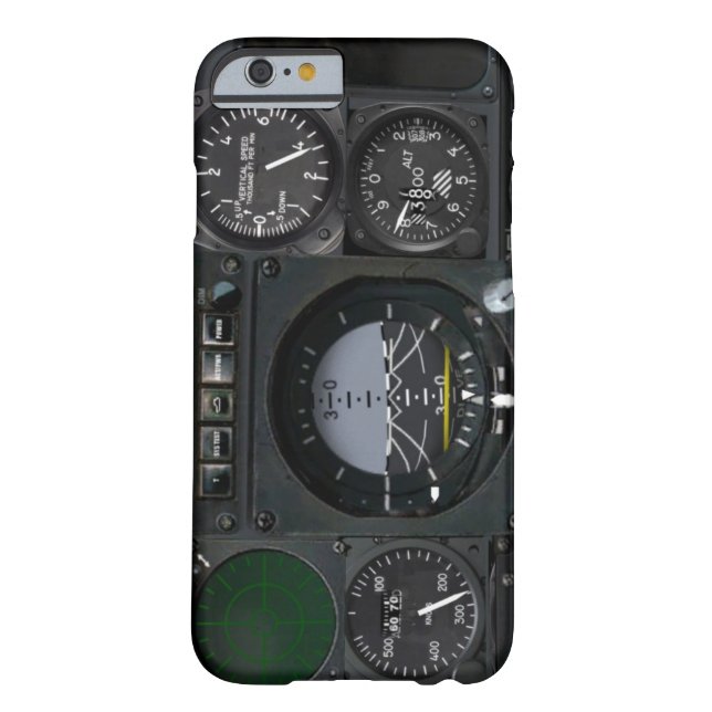 Aircraft Instrument Panel Case-Mate iPhone Case (Back)