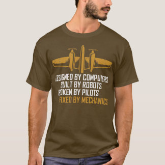 Aircraft Maintenance Technician Aeroplane Mechanic T-Shirt