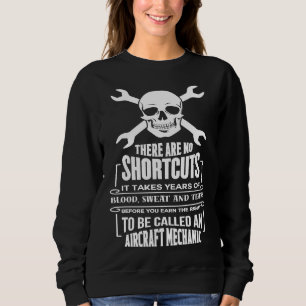 Aircraft Mechanic Aviation Aeroplane 3 Sweatshirt