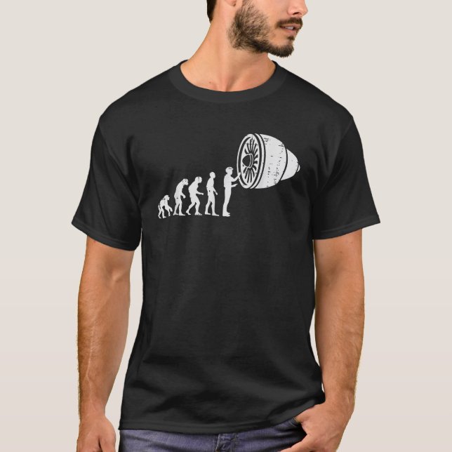 Aircraft Mechanic Evolution Fun Plane Maintenance  T-Shirt (Front)