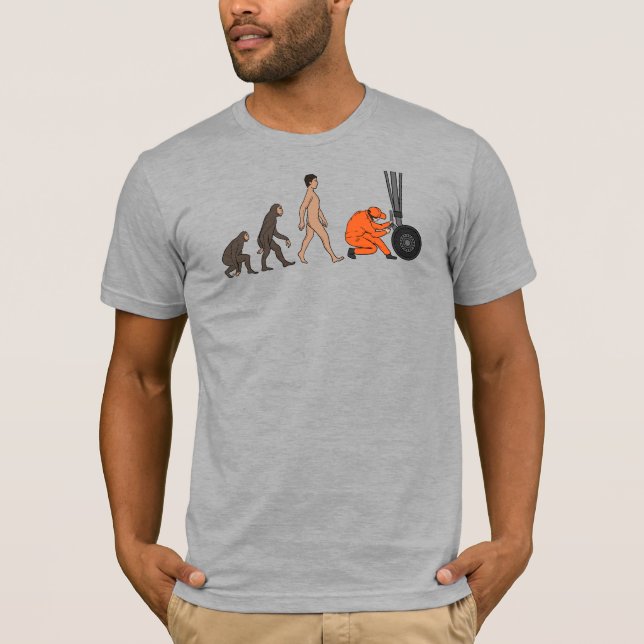 Aircraft Mechanic Evolution Technician T-Shirt (Front)