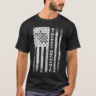 Aircraft Mechanic Flag, Future Aeroplane Mechanic T-Shirt