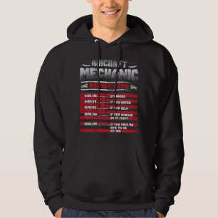 Aircraft Mechanic Hourly Rate Aircraft Mechanic Hoodie