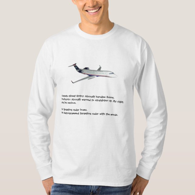 Aircraft Mechanic Humour T-Shirt (Front)