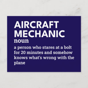 Aircraft Mechanic – Job Definition Card