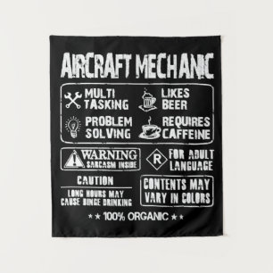 Aircraft mechanic - Mechanic multi tasking t - s Tapestry