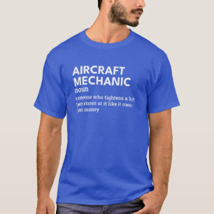 Aircraft Mechanic – Plane Fixer Definition T-Shirt