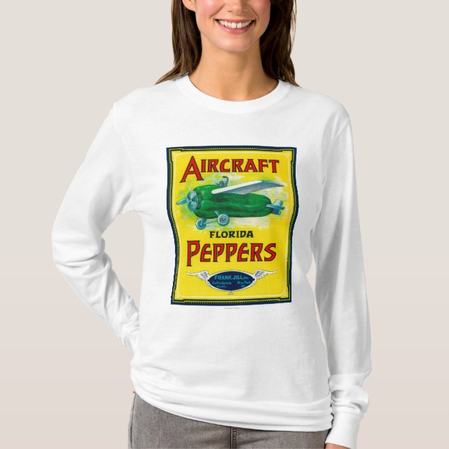 Aircraft Pepper Label T-Shirt (Front)