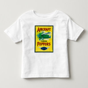 Aircraft Pepper Label Toddler T-Shirt