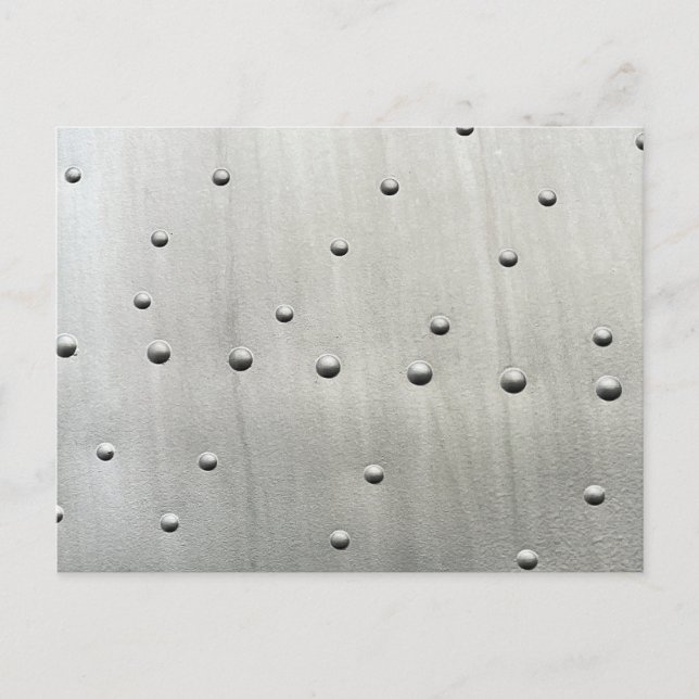 Aircraft Skin Aluminum Detail Holiday Postcard (Front)