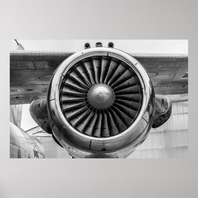 Aircraft Turbine Poster (Front)