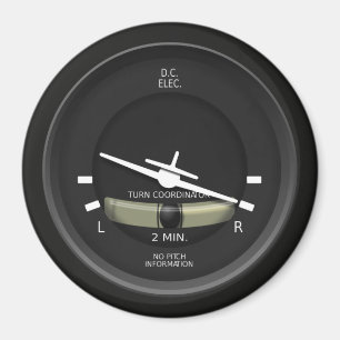 Aircraft Turn Coordinator Instrument Magnet