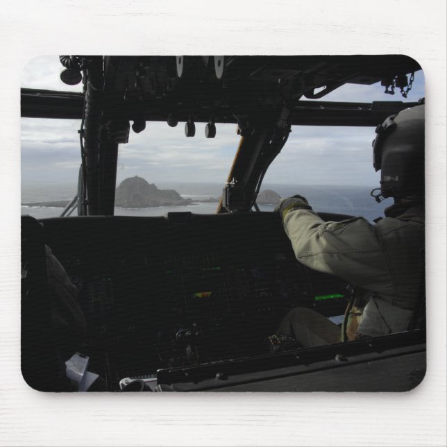 Aircrews approach Farallon Island Mouse Pad (Front)