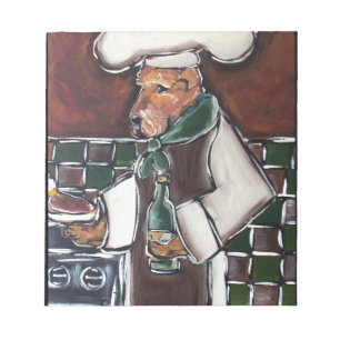 Airedale Chef Notepad