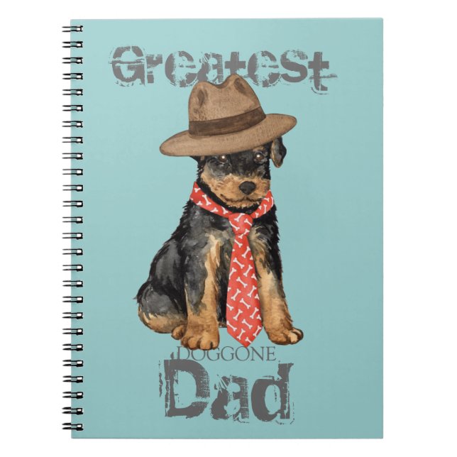 Airedale Dad Notebook (Front)