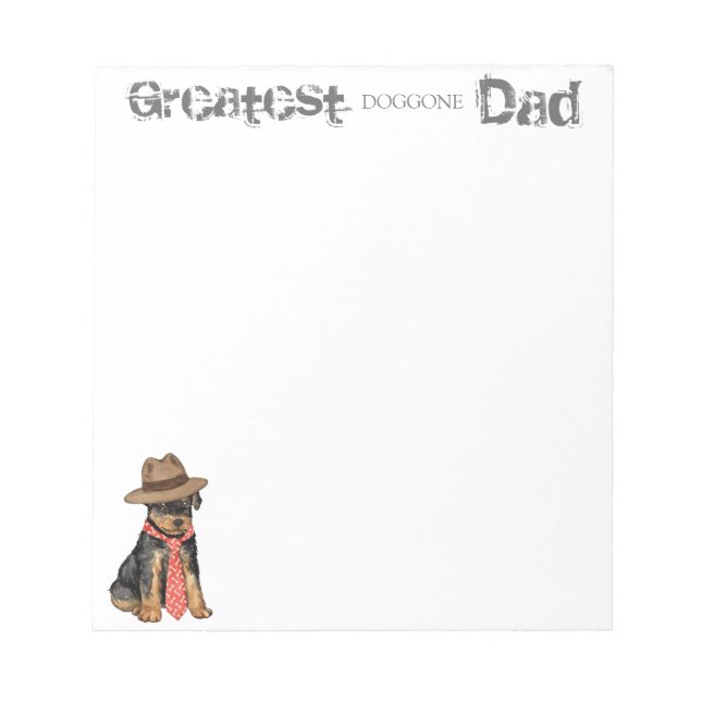 Airedale Dad Notepad (Front)