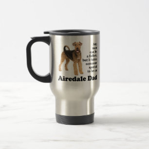 Airedale Dad Travel Mug