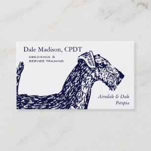 Airedale Dog Business Card