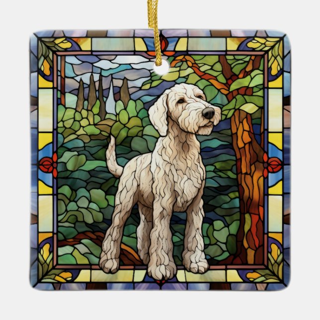 Airedale Dog Ornament (Front)