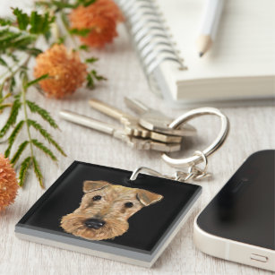 AIREDALE   KEY RING