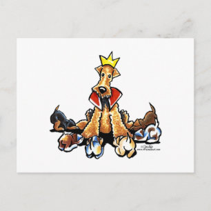 Airedale King of Terriers Postcard