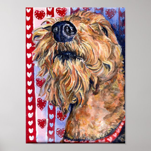 Airedale Love Poster (Front)