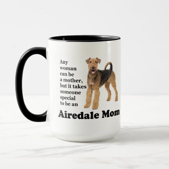 Airedale Mum Mug (Left)