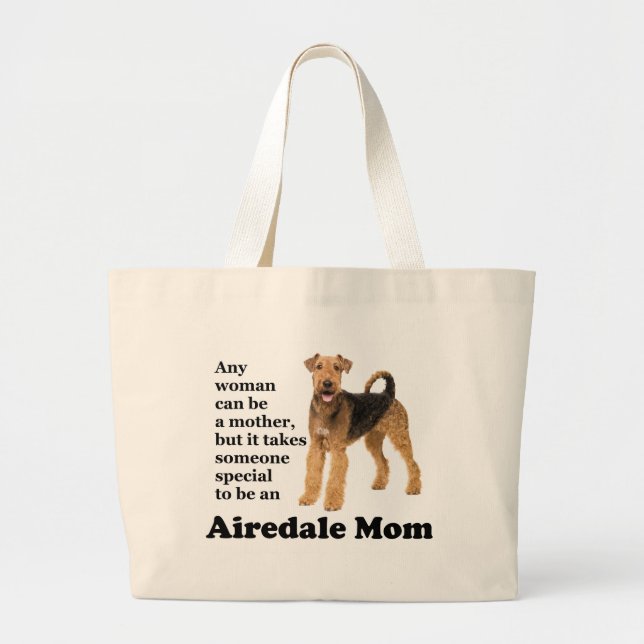 Airedale Mum Tote Bag (Front)