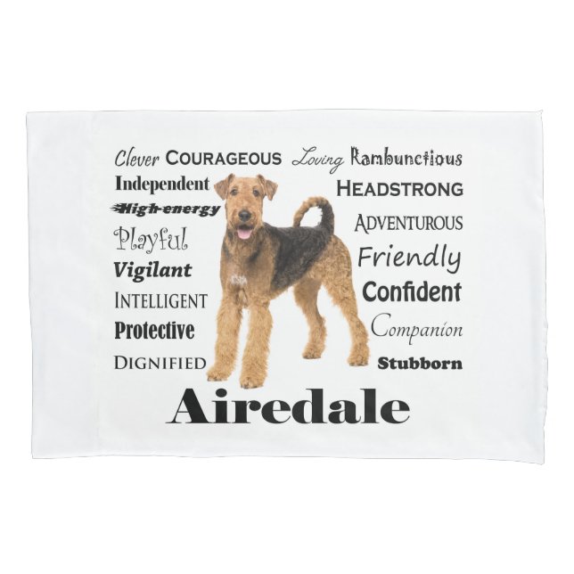 Airedale Pillowcase (Front)