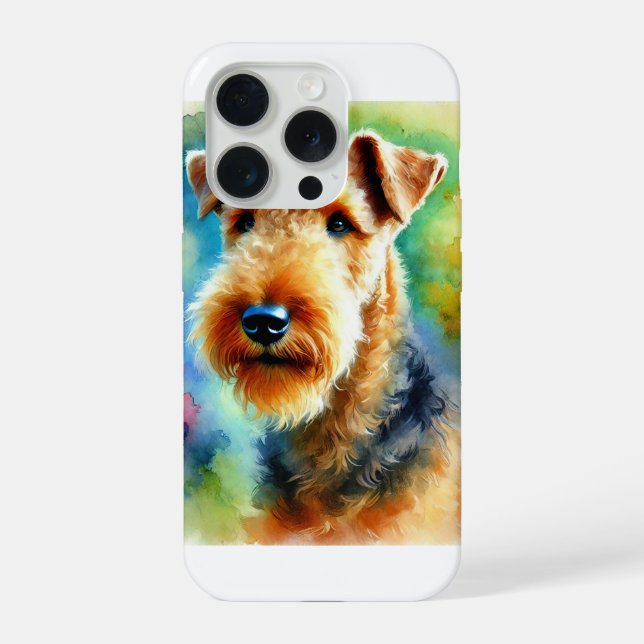 Airedale Terrier 050724AREF105 - Watercolor iPhone Case (Back)