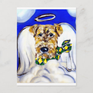 Airedale Terrier Angel Postcard