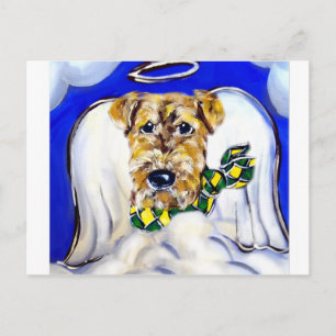 Airedale Terrier Angel Postcard