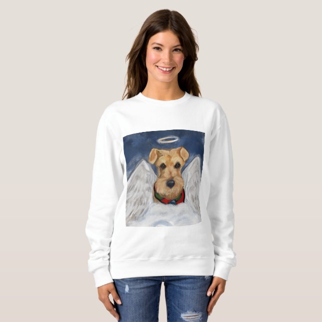 Airedale Terrier Angel Sweatshirt (Front Full)