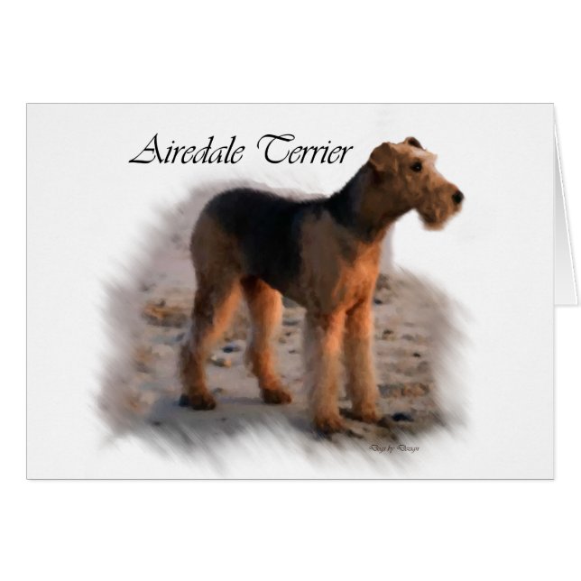 Airedale Terrier Art Gifts (Front Horizontal)