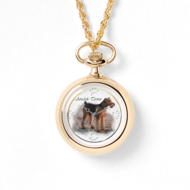 Airedale Terrier Art Watch (Front)