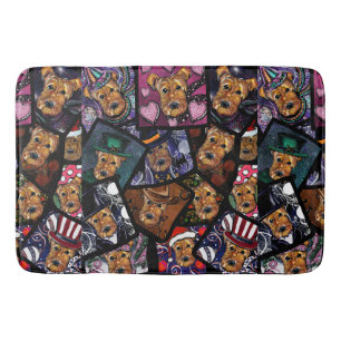 AIREDALE   TERRIER      BATH MAT